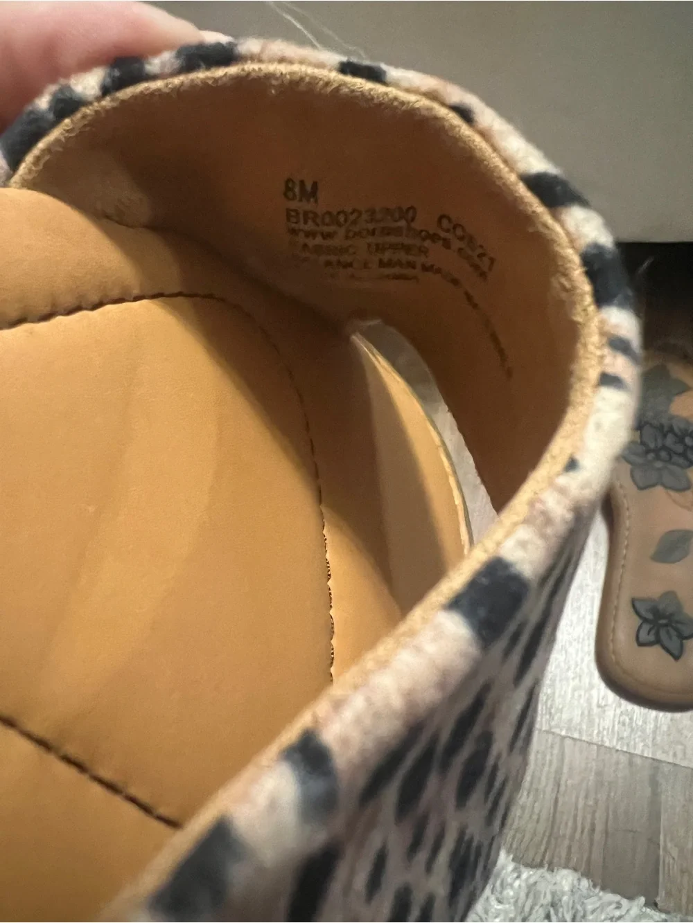 Born Leopard-Print Slide Sandals in Tan and Black